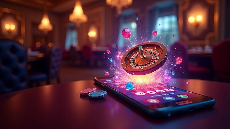 Antarmuka Wolf Gold di aplikasi mobile haotogel menampilkan gulungan permainan dan tombol kontrol yang jelas